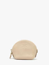 Portemonnee Caviar Leder Crinkles Beige caviar 14026