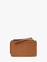 Kaarthouder Caviar Leder Crinkles Bruin caviar 14318