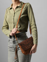 Cross Body Tas Leopard Miniprix Bruin leopard 19623-vue-porte