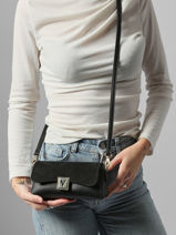 Cross Body Tas Evissa Valentino Zwart evissa VBS9009C-vue-porte