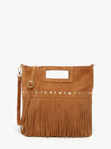 Cross Body Tas Velvet Milano Bruin velvet VE25091