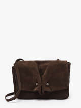 Cross Body Tas Leather Leder Biba Bruin leather HAZ1L