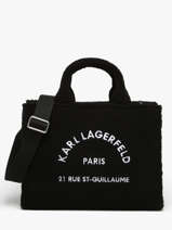 Handtas Rue St Guillaume Shearling Karl lagerfeld Zwart rsg A4W50013