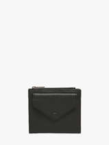 Portemonnee Leder Etrier Zwart madras EMAD810