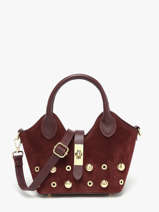 Handtas Velvet Studs Milano Rood velvet studs VS25091