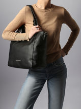 Schoudertas Farrah Re Valentino Zwart farrah re VBS9DE01-vue-porte