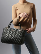 Schoudertas Valla Guess Zwart valla QG812222-vue-porte