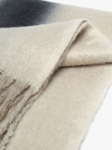 Sjaal Jocca Recycled Polyester Pieces Beige jocca 17159945-vue-porte
