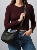 Cross Body Tas Jamie Nylon Ted lapidus Zwart jamie DU43503-vue-porte