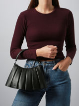 Schoudertas Lenglen Leder Lacoste Oranje lenglen NU5011DP-vue-porte