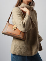 Schoudertas Merline Hexagona Bruin merline 2520208-vue-porte