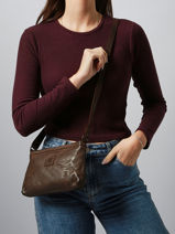 Cross Body Tas Heritage Leder Biba Bruin heritage BT37-vue-porte