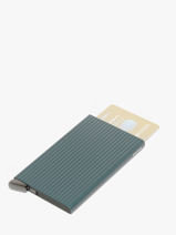 Kaarthouder Secrid Blauw fluted CFL-vue-porte