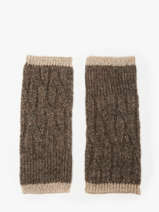 Armwarmers Lurex Pieces Bruin johanna 17160055