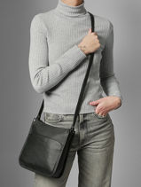 Cross Body Tas Confort Leder Hexagona Zwart confort 466120-vue-porte