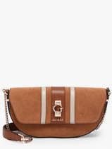 Cross Body Tas Erenia Leder Guess Groen erenia SB783821