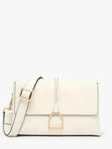 Cross Body Tas M Torsade Leder Etrier Wit torsade ETOS169M
