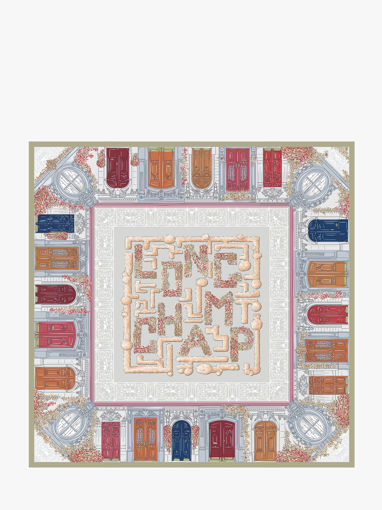 Longchamp Soie gots Sjaal Grijs