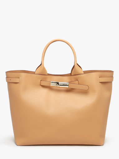 Longchamp Le roseau smart Handtas Bruin