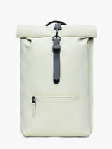 Rolltop Rucksack - Rugzak 1 Compartiment Met 14" Laptopvak Rains Groen city 13320