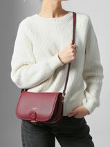 Cross Body Tas Grained Miniprix Rood grained F7532-vue-porte