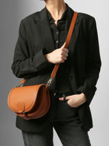 Cross Body Tas Bobo S Leder Paul marius Blauw vintage S-vue-porte