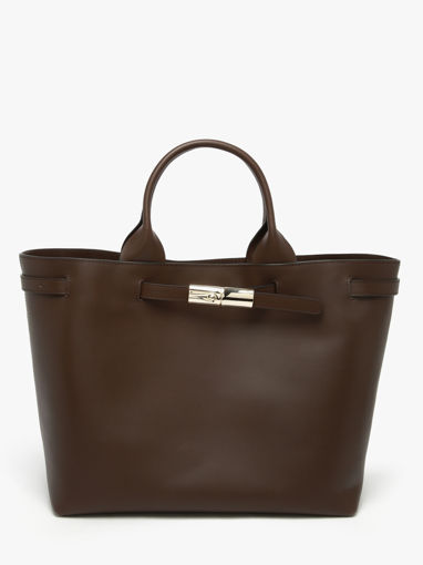 Longchamp Le roseau smart Handtas Bruin