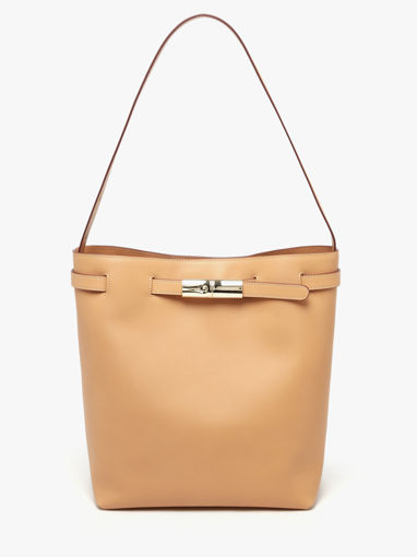 Longchamp Le roseau smart Schoudertas Bruin