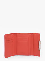 Portefeuille Paris Ily Leder Lancaster Roze paris ily 50-vue-porte