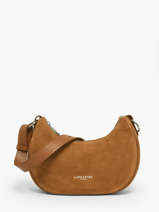 Cross Body Tas Suede Leder Lancaster Bruin suede 81