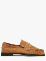 Mocassins Elmira Uit Leder Pavement Bruin women 2
