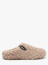Pantoffels York Curly Verbenas Roze women 86050660-vue-porte