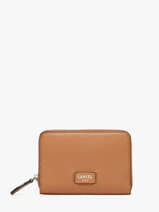 Portefeuille Ninon Leder Lancel Bruin ninon A14081