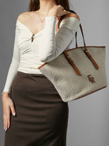 Schoudertas Camargue Leder Etrier Bruin camargue ECAM168L-vue-porte