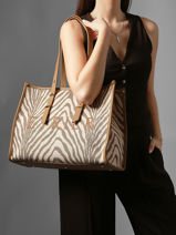 Schoudertas Safari Etrier Bruin safari ESAI160L-vue-porte