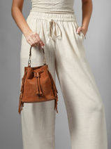 Cross Body Tas Country Etrier Bruin country ECOU194S-vue-porte