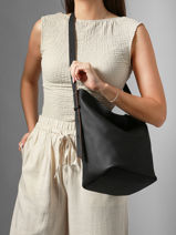 Schoudertas Rugzak M Cavalier Leder Etrier Zwart cavalier ECLR126M-vue-porte