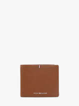 Portefeuille Corporate Leder Tommy hilfiger Bruin corporate AM13969
