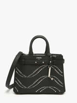 Handtas Faubourg Leder Lancel Zwart faubourg A14025
