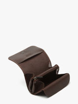 Portemonnee Leder Etrier Bruin oil EOIL650-vue-porte