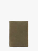 Portefeuille Met Kaarthouder Leder Etrier Groen oil EOIL5016