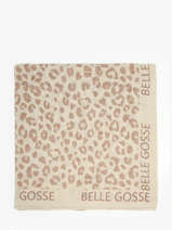 Sjaal Sabri Leopard 90x90 Pieces Beige sabri 17164359