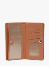 Portefeuille Caviar Leder Crinkles Bruin caviar 14001-vue-porte