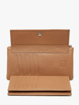 Portefeuille Leder Crinkles Bruin caviar 14104-vue-porte