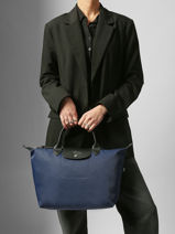 Longchamp Le pliage energy Handtas Blauw-vue-porte