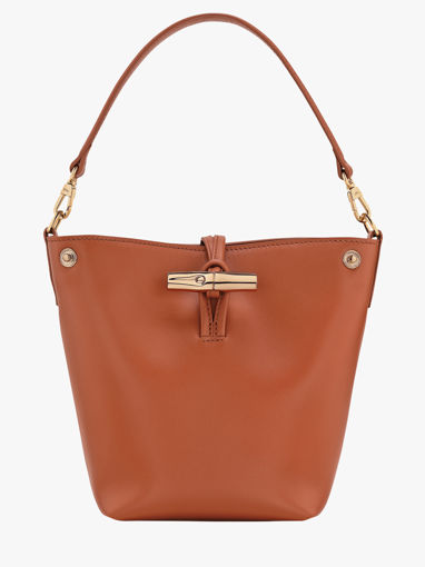 Longchamp Le roseau sleek Cross bodytas Bruin