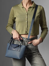 Cross Body Tas Maya Double Kba Lancaster Blauw maya double kba 101-vue-porte