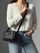 Cross Body Tas Maya Double Kba Lancaster Zwart maya double kba 106-vue-porte