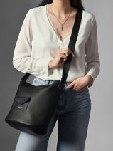 Cross Body Tas Maya Double Kba Lancaster Zwart maya double kba 107-vue-porte