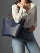 Omkeerbare Schoudertas Merrimack Lauren ralph lauren Blauw merrimack 31795329-vue-porte